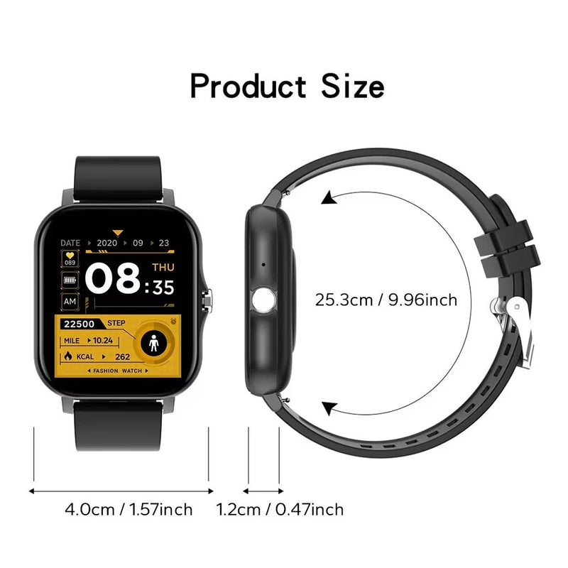 Smart Watch Android Phone Bluetooth Talking Blood Oxygen/Blood Pressure Monitoring  Women Men KESHUYOU 2025