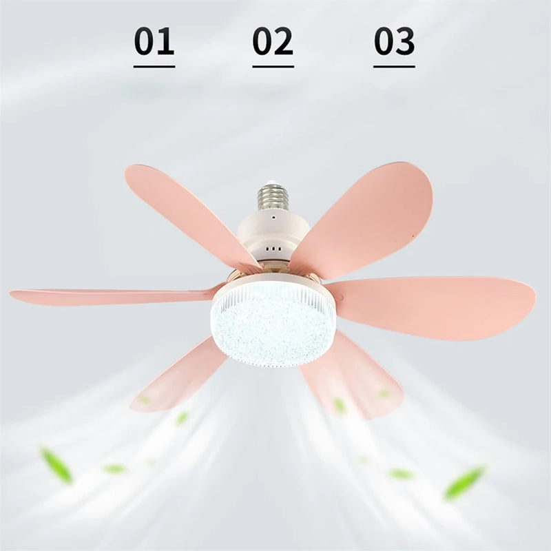 Ventilador minha fan de teto\lampa  LED 40W ultra forte light E27 85-265V