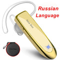 Novos fones de ouvido Bluetooth Bee V5.0 Fones de ouvido sem fio Fones de ouvido comerciais Mãos-livres 24 horas de tempo de conversação Fone de ouvido com microfone