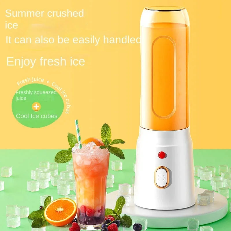 Liquidificador de cozinha portátil sem fio elétrico espremedor de frutas máquina para laranja gelo esmagamento 10 lâminas auxiliar máquina de alimentos misturador